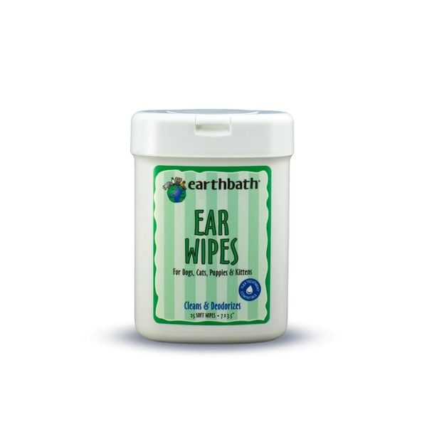 Earthbath Ear Wipes - Fragrance Free