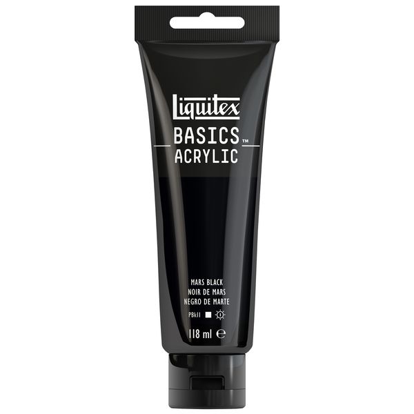 Liquitex Basics Acrylic Colour 118ml Tube - Mars Black