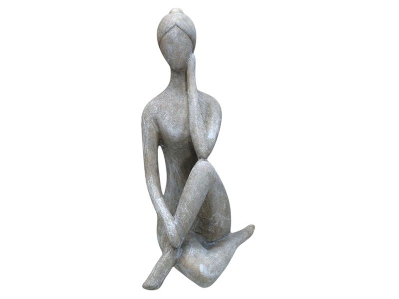 Ornament Yoga Lady Folding Legs - 200x125x295mm