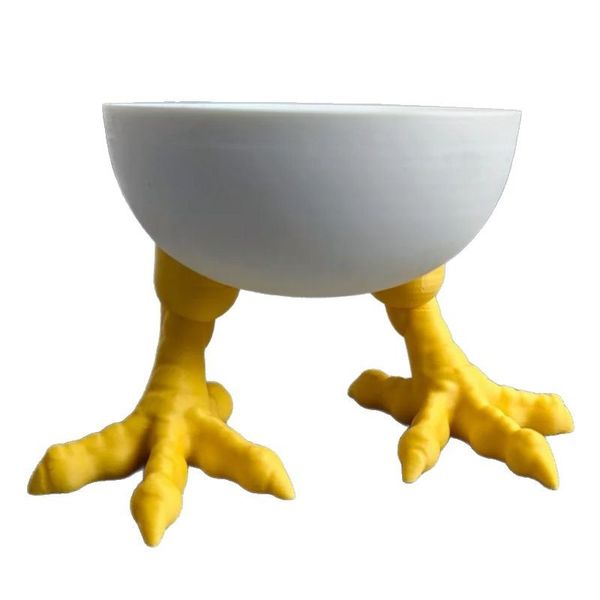 Chicken Claw-Style Porcelain Support for Home Decor Items