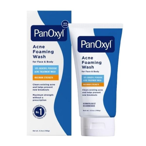 Acne Face Wash With 4% Benzoyl Peroxide | PanOxyl Creamy Cleanser