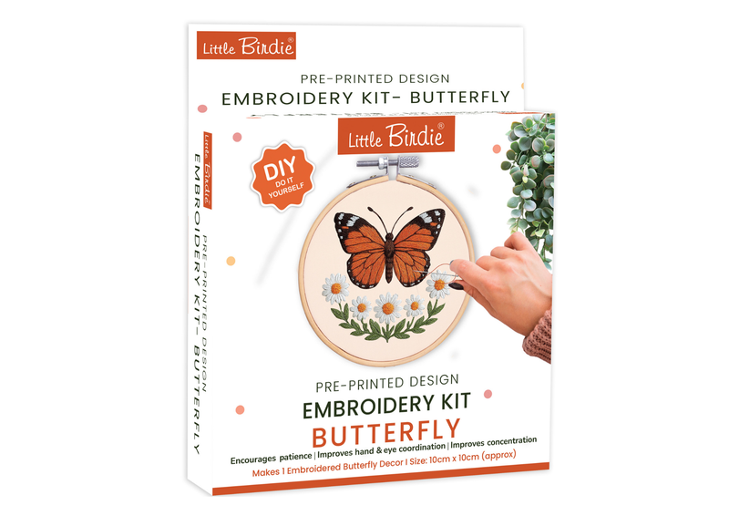 DIY Embroidery Kit - Butterfly