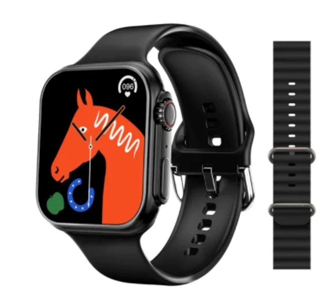 WS 8 Pro Smart Watch &amp; Fitness Tracker + Extra Bubble Strap