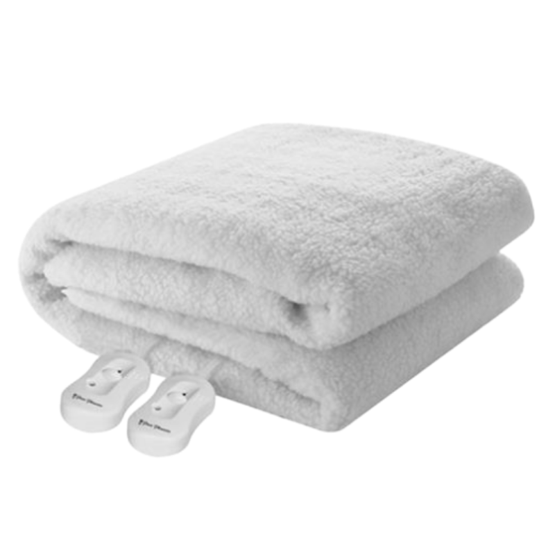 Pure Pleasure King Fullfit Sherpa Fleece Electric Blanket 183cm x