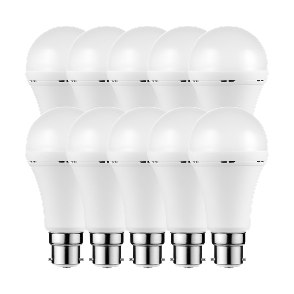 9W Rechargeable LED Light Bulbs | A60 B22| Switched