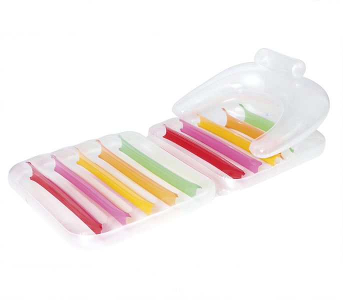 Folding Inflatable Pool Lounge Chair - Summer Colors Design