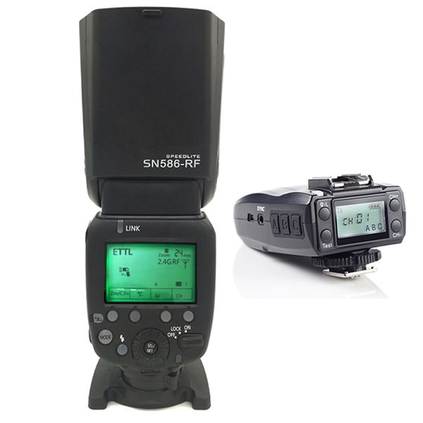 Shanny GN58 2,4Ghz Radio Slave Speedlite &amp; Trigger for Canon - SN586-RF-CAK