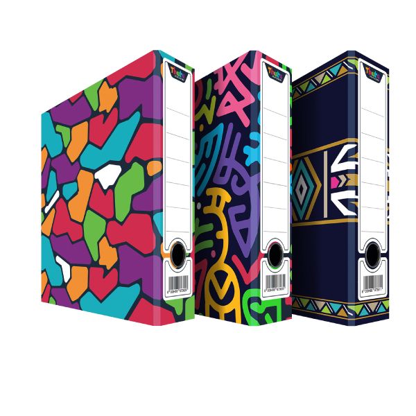 Thuto A4 70MM Lever Arch Files (Pack of 3) - Mixed Editions