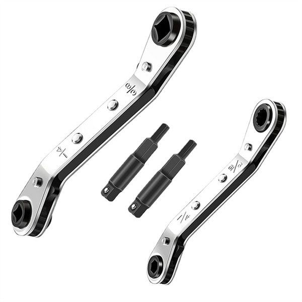Hvac Service Wrench Tool Air Conditioner Valve Ratchet Wrench Set