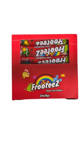 Ama Bom Bom Frooteez Assorted Fruit Chewy Sweets - Pack of 20 Units