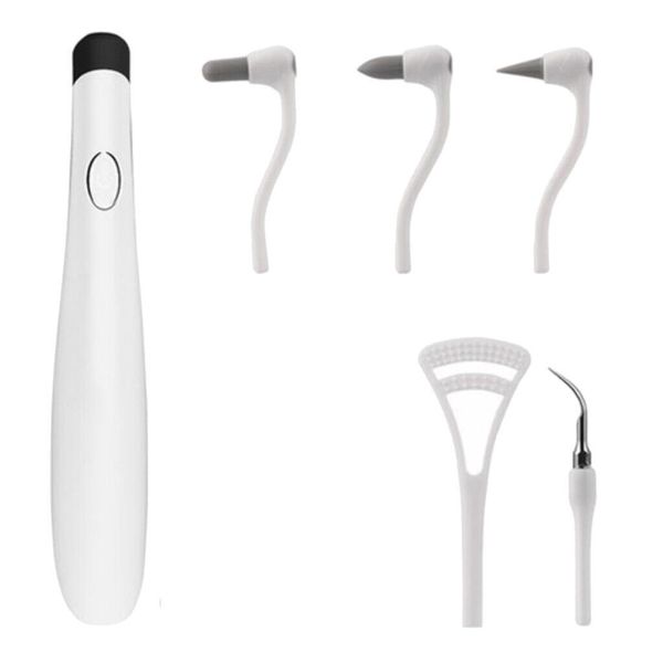 5 in 1 Sonic LED Oral Clean Tooth Tartar Plaque Remover Whitening Tool