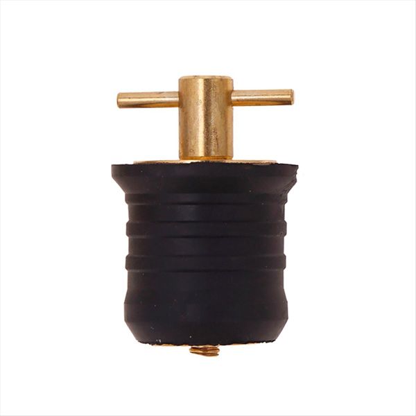T-Handle Boat Drain Plug Twist -Turn Brass Steel Handle 32mm