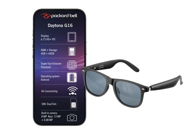 Packard Bell Daytona G16 Smartphone &amp; AV Love Bluetooth Shades Combo