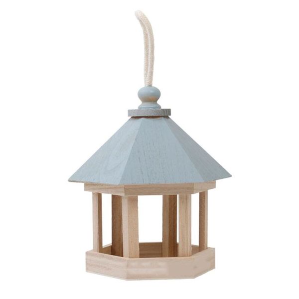 Pet Wooden Hanging Wild Bird Feeder