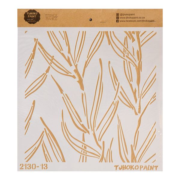 Tjhoko Paint Stencil - 30x30cm - Leaves 4