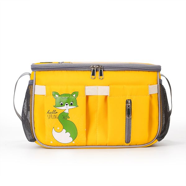Large Capacity Multifunctional Stroller Bag with USB, Outdoor Mummy Bag