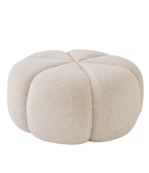 Havenly Occasional Ottoman Modern Bouclé Fabric Swivel Accent