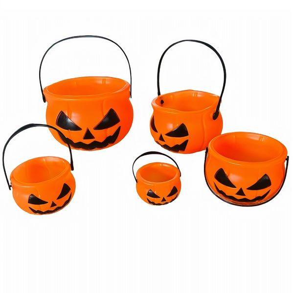 Halloween Candy Treat Decoration Buckets (5 Piece)