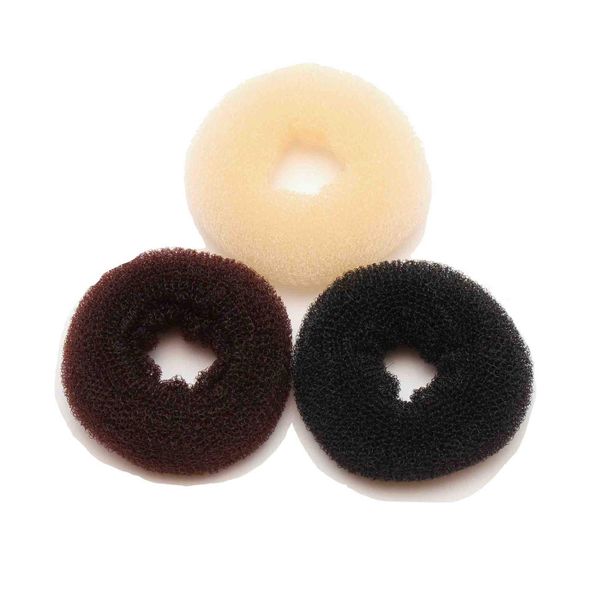 Hair Donut- pack of 3 (black, brown &amp; beige)