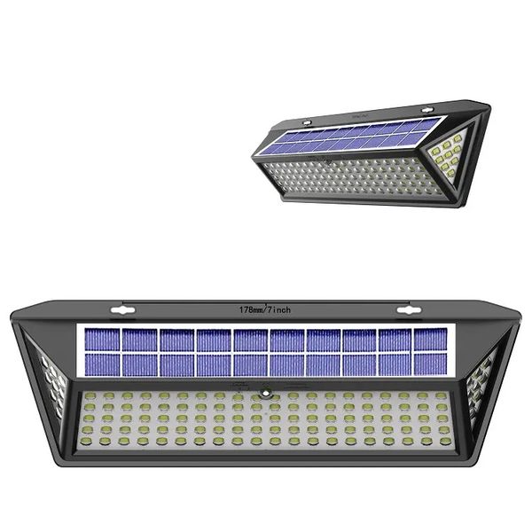 Pack of Two Waterproof Solar Powered Motion Sensor Street LED Light