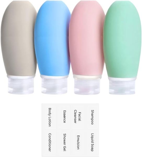 Silicone Travel Bottles AK-65 - 4 Piece