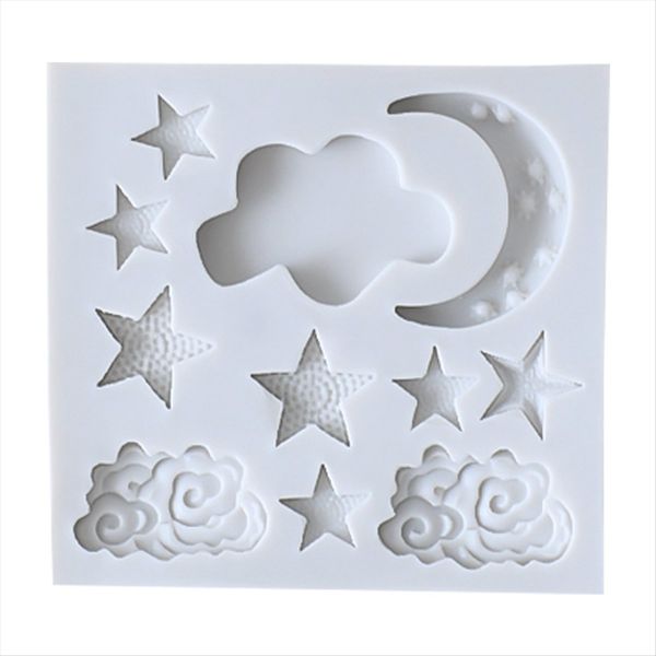 Cake Fondant Silicone Cake Baking Mold Star Moon Chocolate Mold