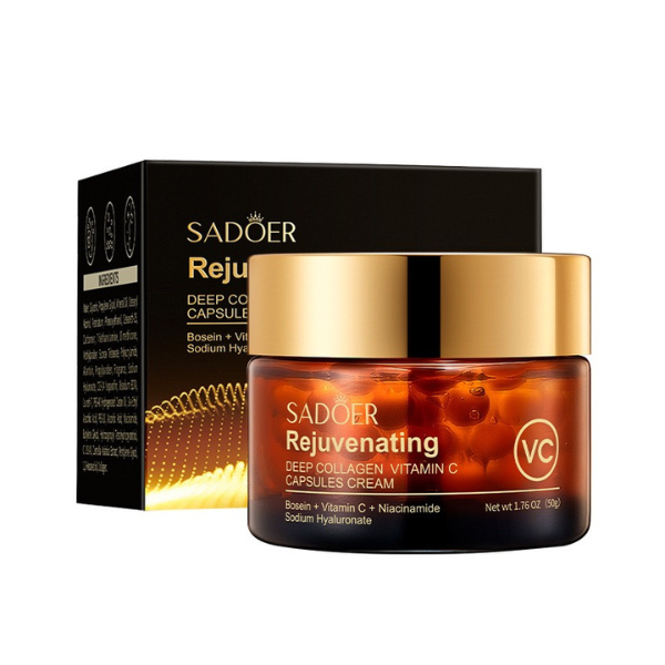 SADOER Rejuvenating Deep Collagen Vitamin C Capsules Cream - 50g