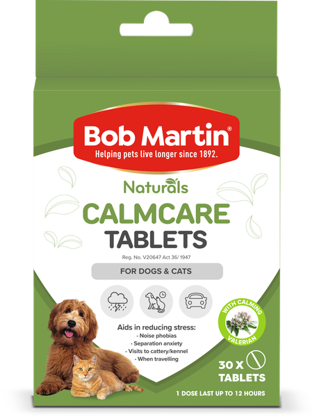 BOB MARTIN Naturals Calmcare Tablets for Dogs &amp; Cats 30's