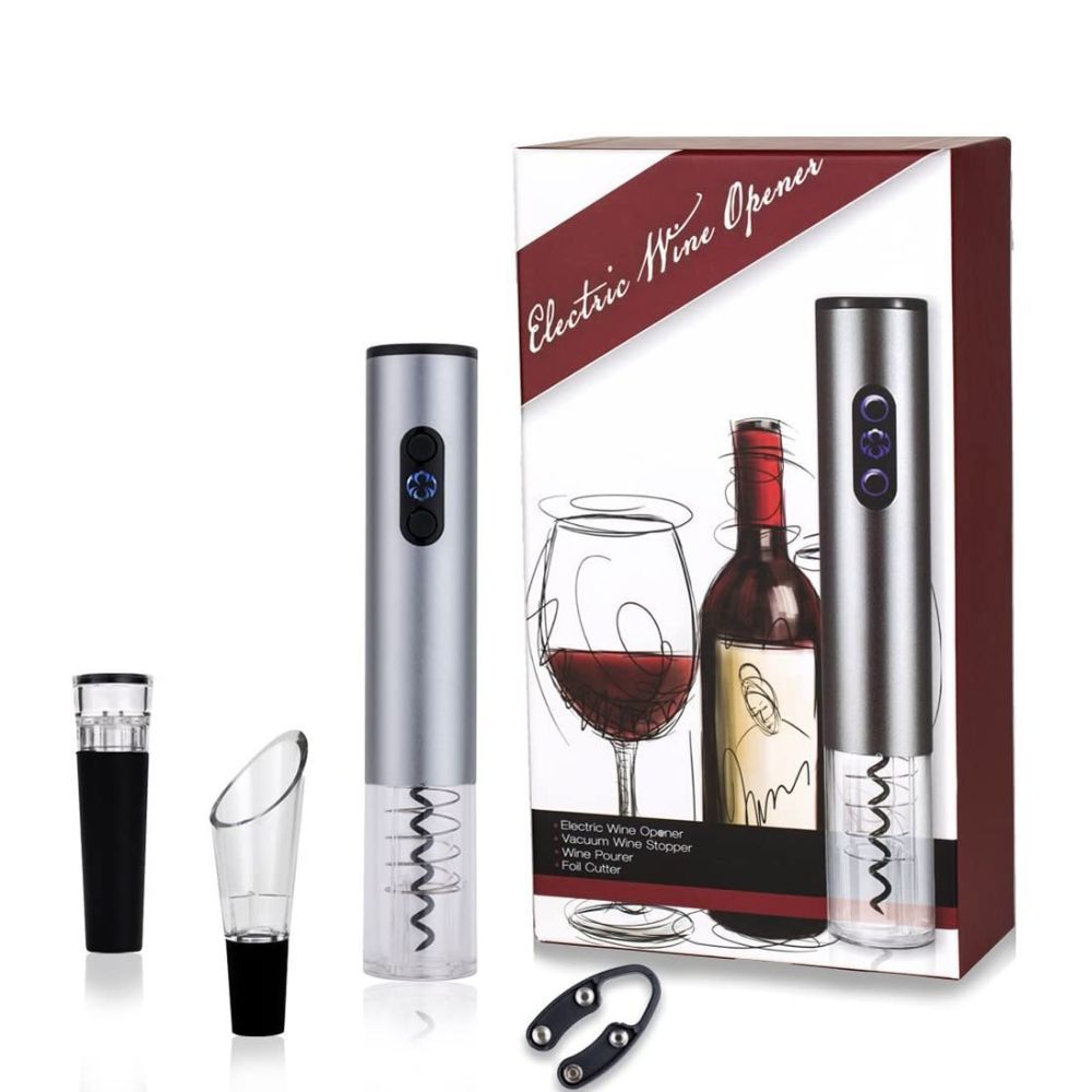 Bar Visor 4 in 1 Electric Automatic Wine Bottle Opener Set Shop