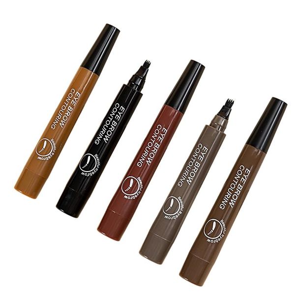 Long-lasting Waterproof 4D Liquid Brow Pen - Smudge-free &amp; Realistic Brows