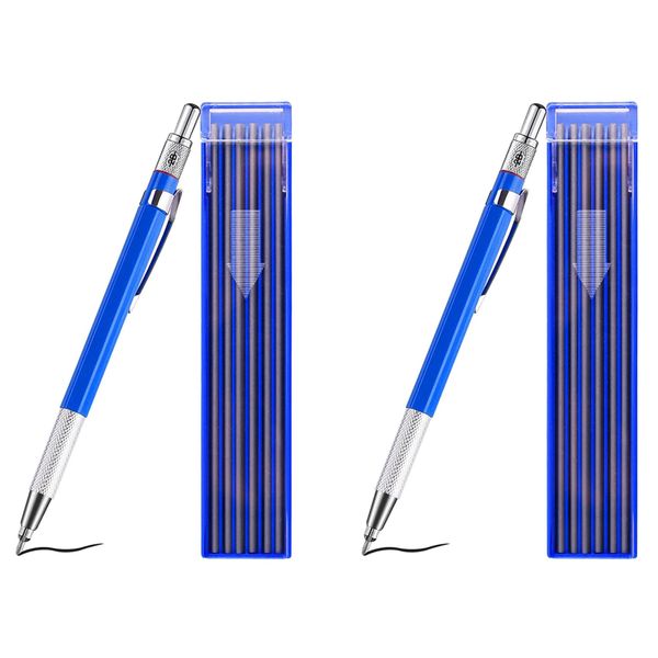 Silver Streak Welders Pencil with 12 Pcs Round Silver Refills