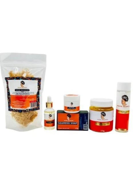 Mama Seamoss Glow Combo - Complete 6-in-1 Natural Skincare Set