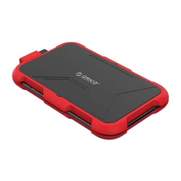 Orico 2.5 USB3.0 Red External HDD Silica Gel Enclosure