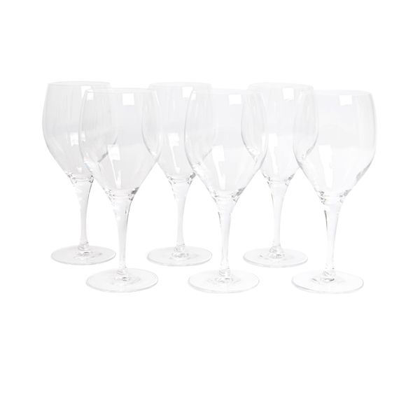 George &amp; Mason - 350ml Crystal Wine Glass - Set of 6