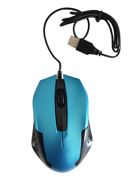 Professional Wired Mouse USB 4.0 Compatible - Blue