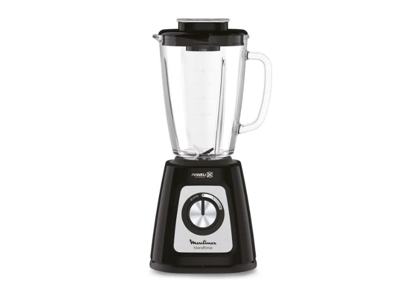 Moulinex 800w Blendforce Blender With Glass Jar &amp; Grinder LM437825