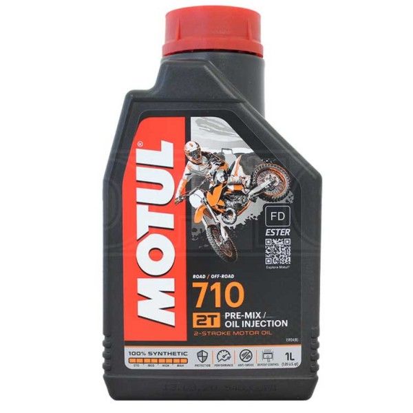 Motul - 2-Stroke Motor Oil - 710 PreMix - 1l