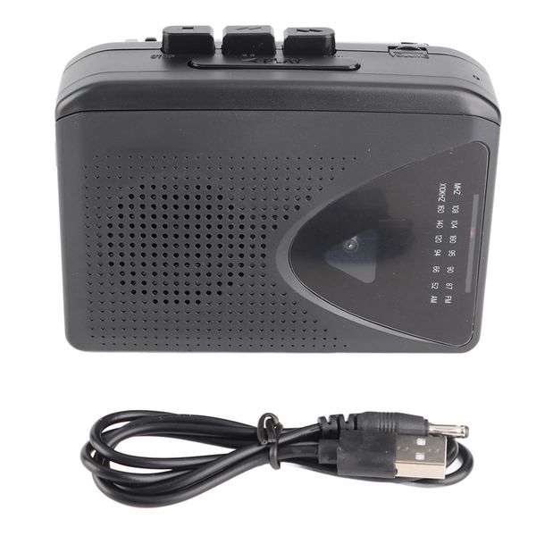 Portable Cassette Player FM AM Radio Stereo Cassette MP3 Tape Player