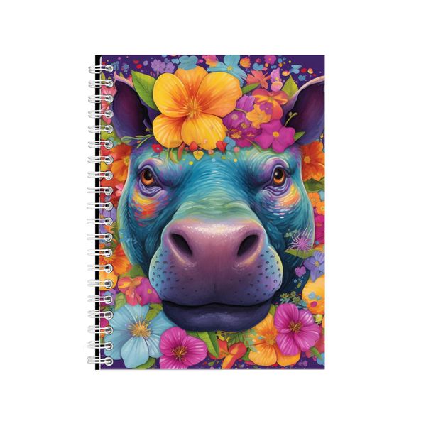HIPPOPOTAMUS Ninji Gift Idea A5 Notebook Christmas