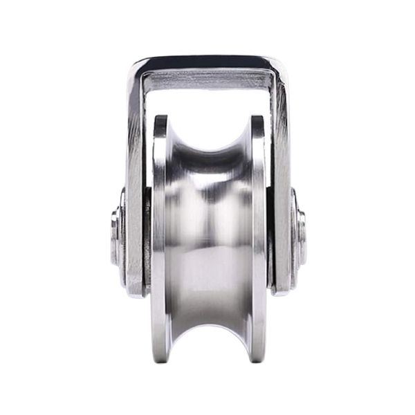 Tool U-Shaped 301 Stainless Steel Sliding Door Groove Wheels -22mm