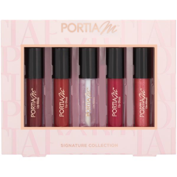 Portia M High Shine 5piece Lipgloss Set