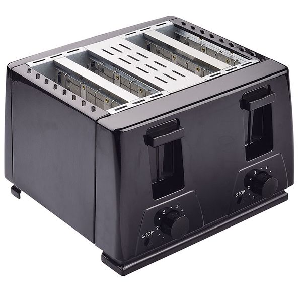 Retro 4-Slice Electric Bread Toaster