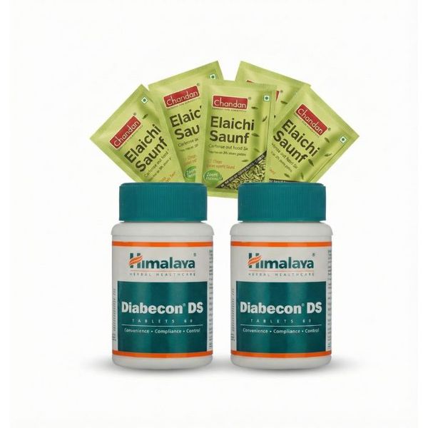 Diabecon DS Tablets - 2 Pack Bundle / 120 Tablets - Diabetes Control