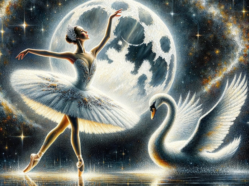 Canvas Wall Art Home Decor - Swanlake