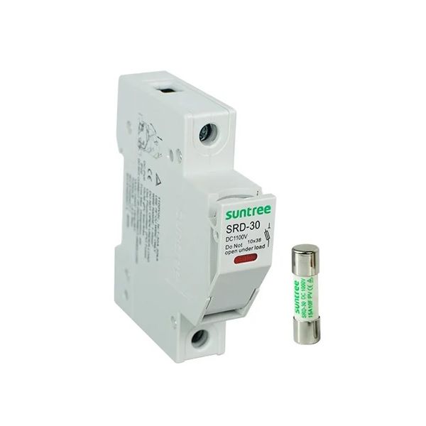 Suntree Solar PV Fuse Holder 1P 10x38mm DC1000V SRD-30 with 30A Fuse