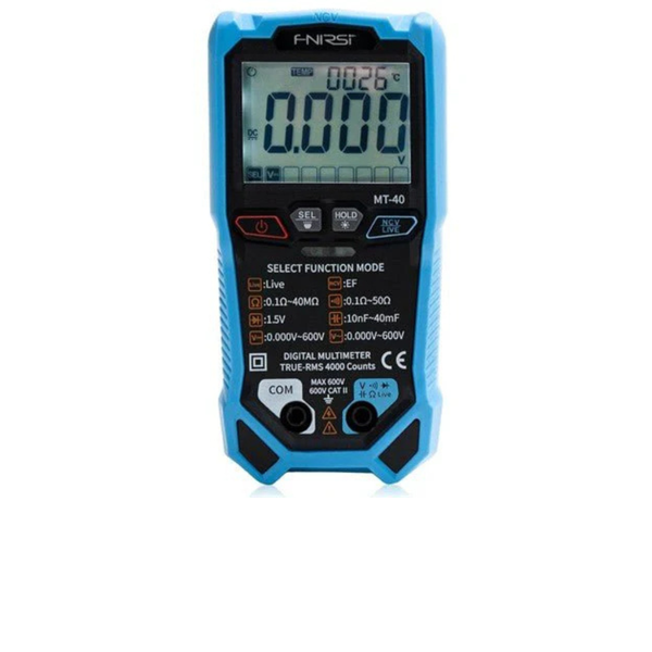 FNIRSI MT-40 Smart Digital Multimeter True RMS AC/DC Volt Ohm NCV-Volt Test
