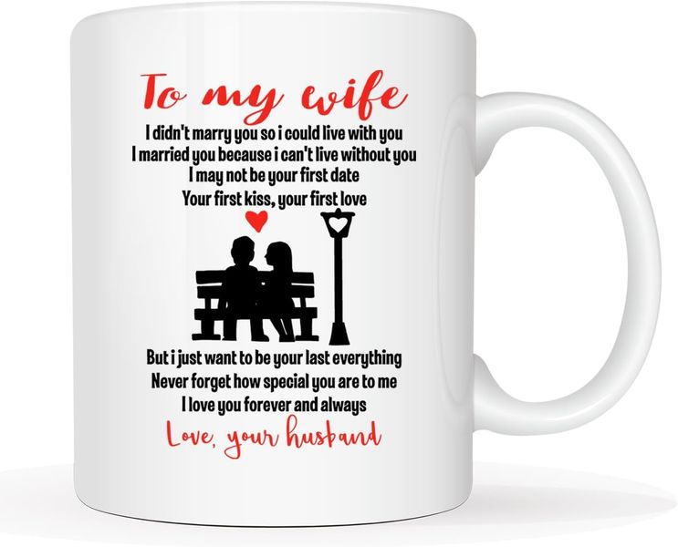 To my wife...-Valentines-Father's day-Mother's day-Christmas Mug