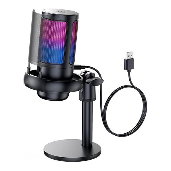 Gaming Microphone| RGB USB Pop Filter Streaming Mic | For PC, PS4, PS5 Mac
