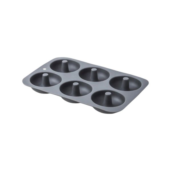 6-Cavity Silicone Doughnut Mould