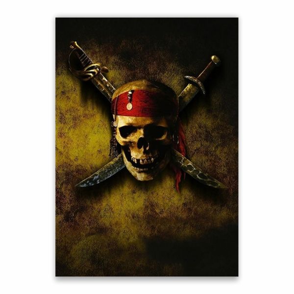 Pirates Of The Carribean Skull Symbol Poster - A1